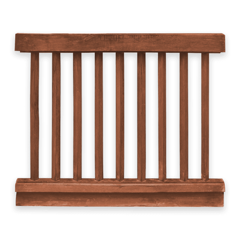 corrimano in legno